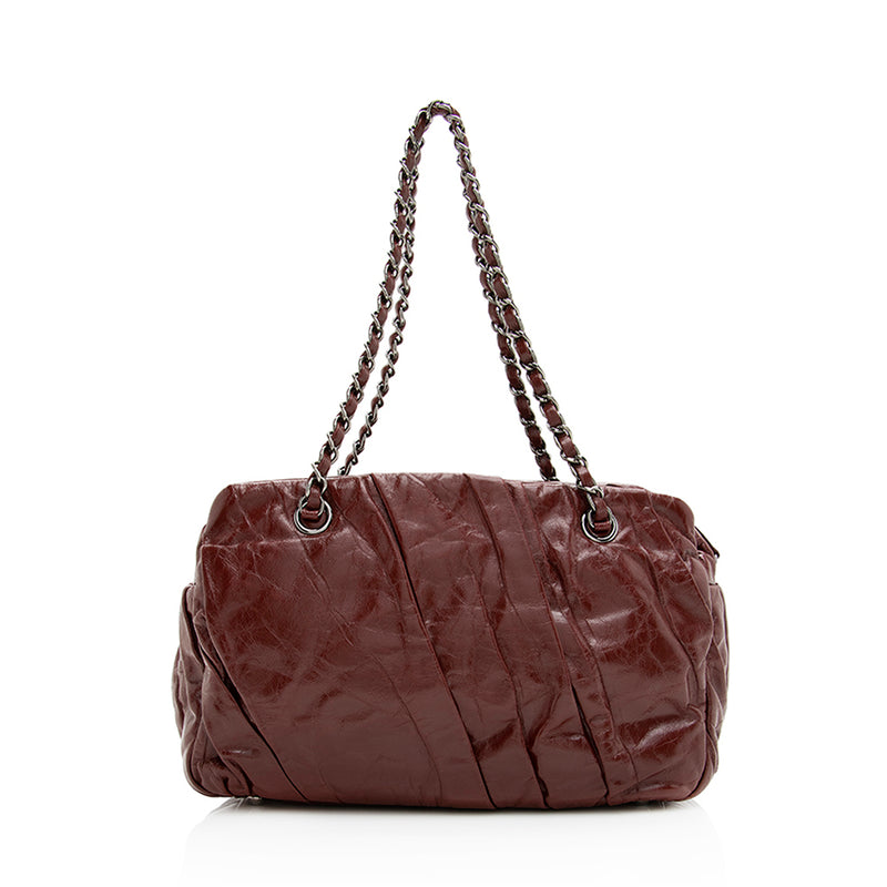 Chanel Glazed Calfskin Twisted Shoulder Bag (SHF-20021) – LuxeDH