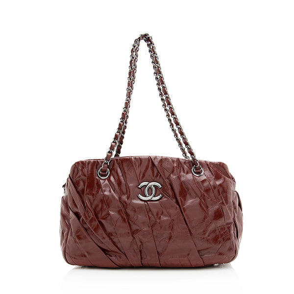 Chanel Glazed Calfskin Twisted Shoulder Bag (SHF-20021)