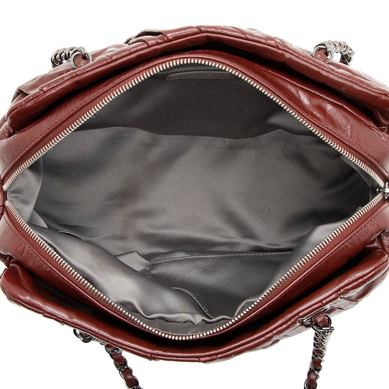 Chanel Glazed Calfskin Twisted Shoulder Bag (SHF-20021) – LuxeDH