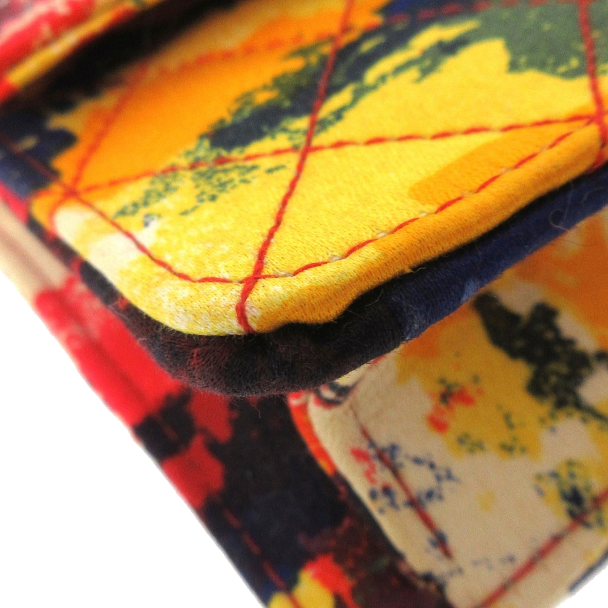 Chanel Graffiti Watercolor Matelasse Satin Crossbody Bag (SHG-34312)