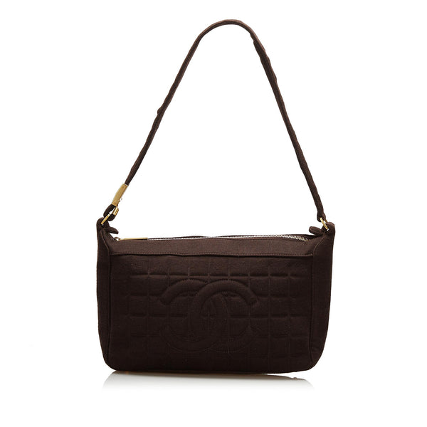 Chanel Jersey Chocolate Bar Shoulder Bag (SHG-35436) – LuxeDH