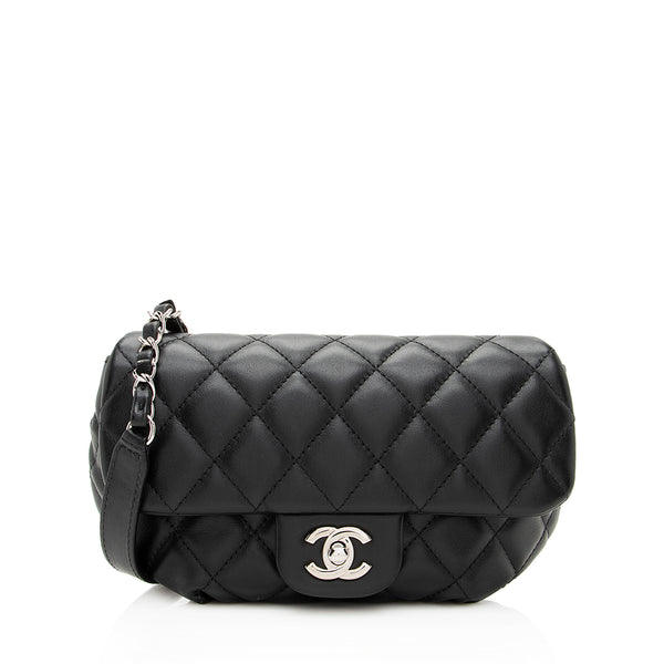 Chanel Lambskin CC Flap Belt Bag (SHF-19470)