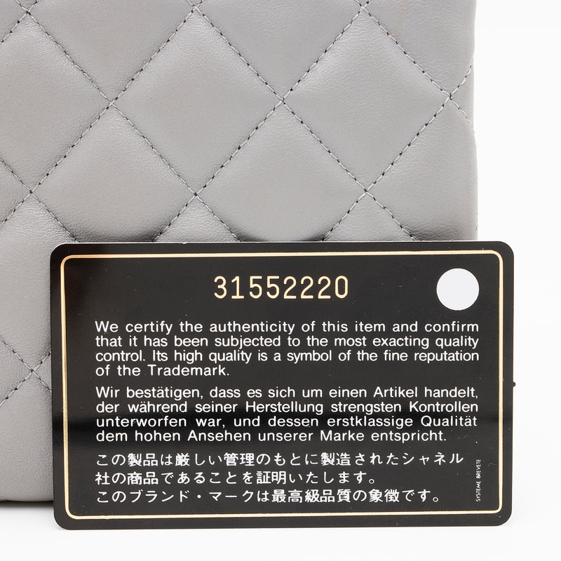 Chanel Lambskin CC Small Zipped Pouch (SHF-23767)