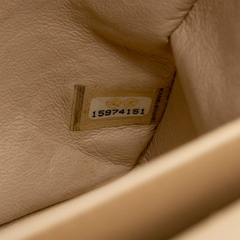 Chanel Lambskin Classic Jumbo Double Flap Bag (SHF-18599)