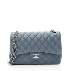 Chanel Classic Double Jumbo Quilted Flap 223006 Black Patent Leather Shoulder  Bag, Chanel