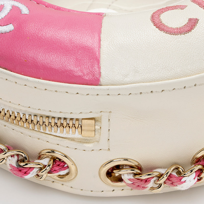 Chanel Lambskin Coco Lifesaver Round Crossbody Bag (SHF-15711