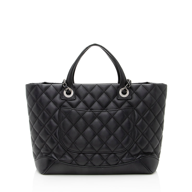 Chanel Lambskin Easy Small Shopping Tote (SHF-21284) – LuxeDH