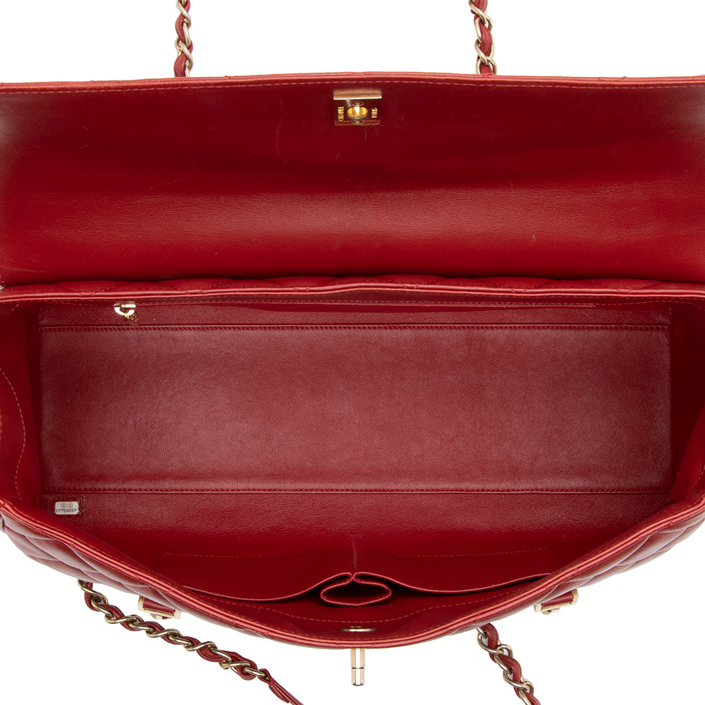 Chanel Lambskin Flap CC Shoulder Bag (SHF-15063)