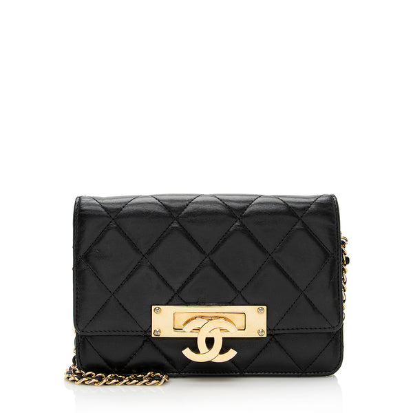 Chanel Lambskin Golden Class Wallet on Chain Bag - FINAL SALE (SHF-219 –  LuxeDH