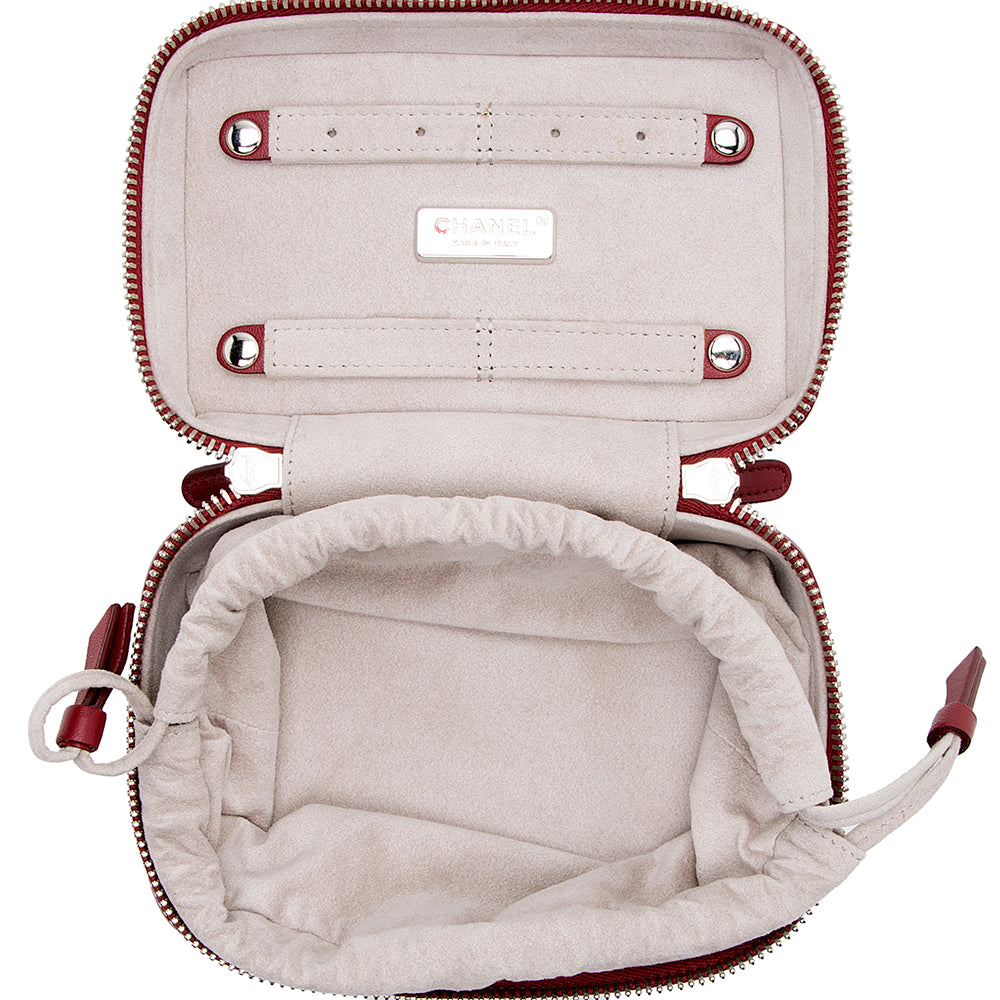 Chanel Lambskin Jewelry Case (SHF-15403)