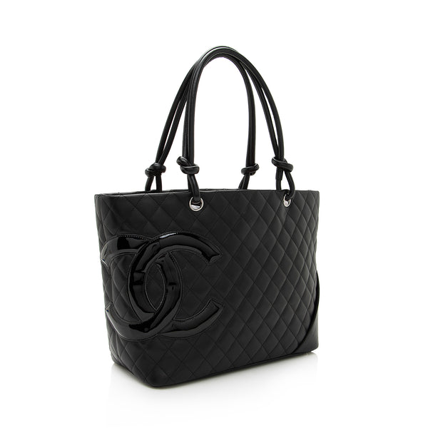 Chanel Cambon Tote Bag - 12 For Sale on 1stDibs  chanel cambon bag, chanel  ligne cambon tote, chanel cambon tote large