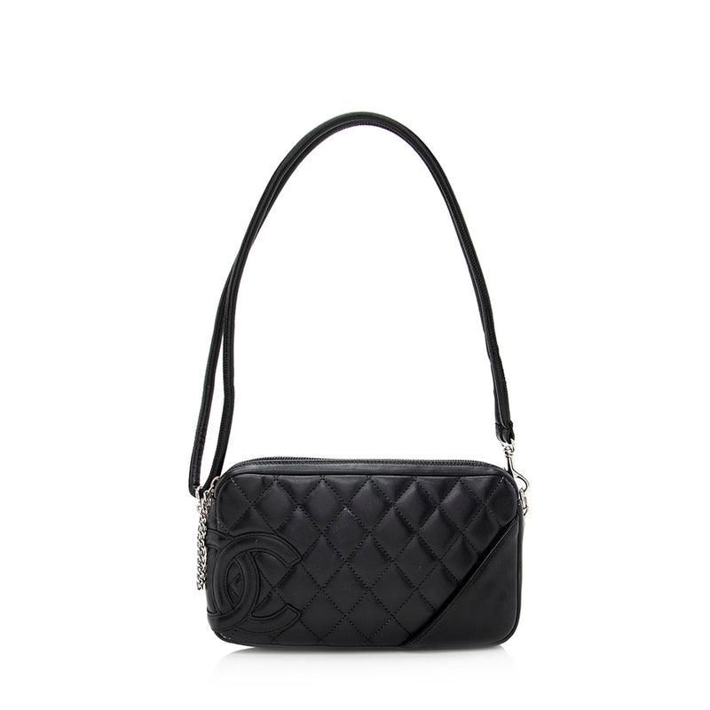 Chanel Paris White Quilted Leather Snakeskin CC Cambon Tote Bag