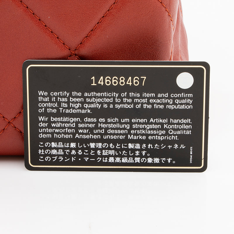 Chanel Lambskin Pocket Shopper Tote (SHF-15652) – LuxeDH