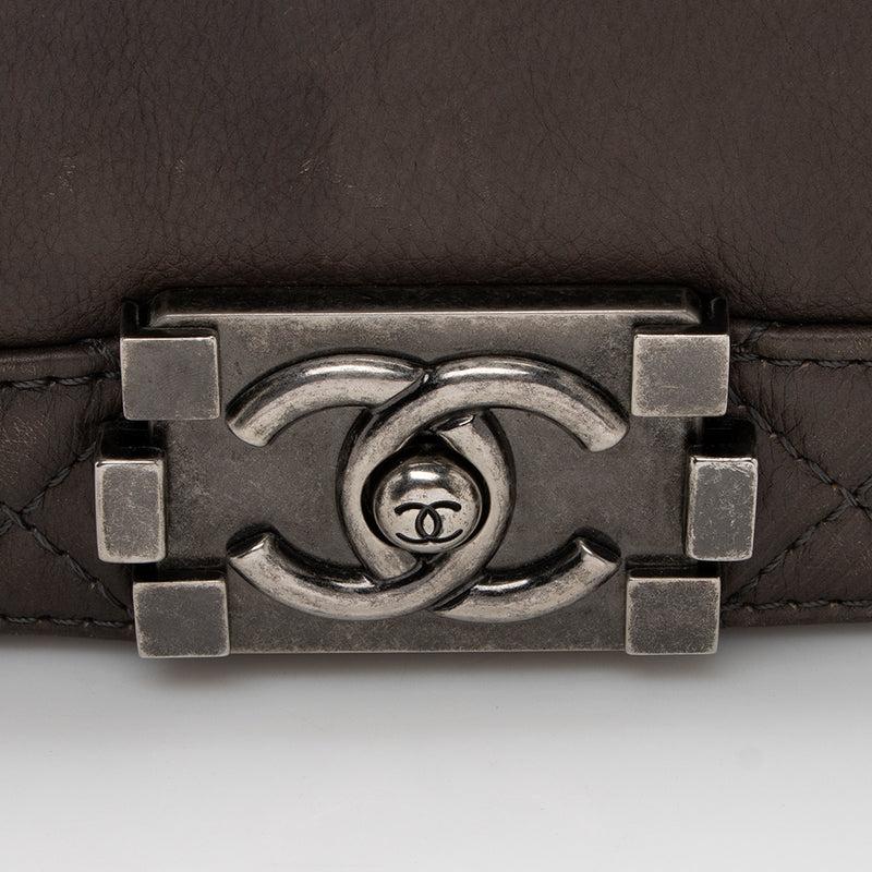 Chanel Lambskin Reverso Medium Boy Bag (SHF-15217)