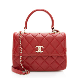Chanel Lambskin Trendy CC Top Handle Small Shoulder Bag (SHF-22999)
