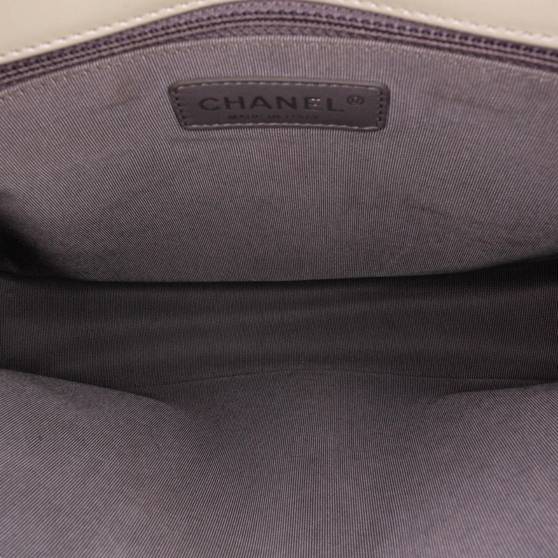 Chanel Large Boy Lambskin Leather Flap Bag (SHG-24074)