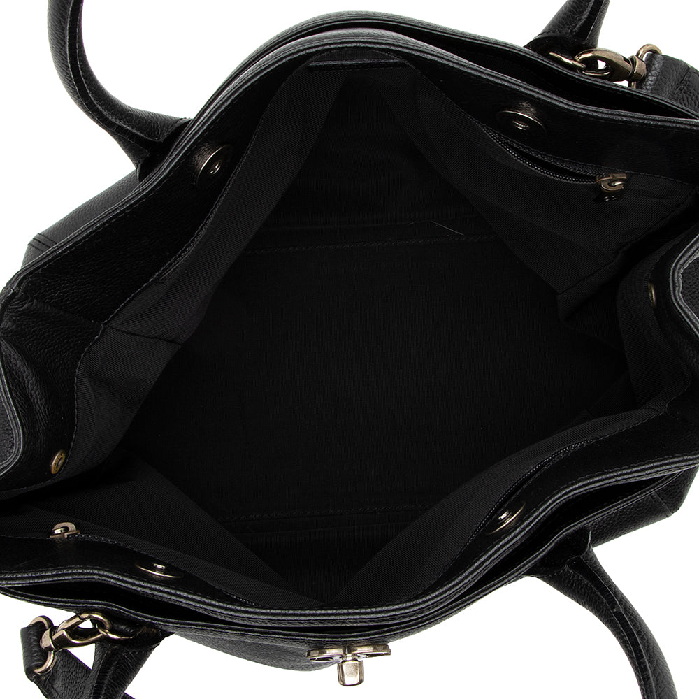 Chanel Leather Cerf Classic Executive Tall Tote (SHF-14095)