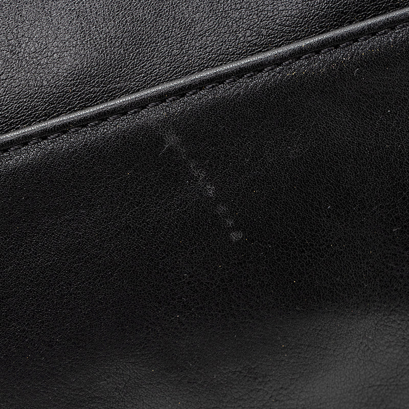 Chanel Leather Diagonal CC Ligne Accordion Satchel (SHF-17562)