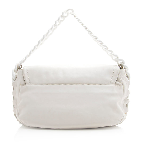 Chanel Leather Modern Chain Flap Shoulder Bag (SHF-20393) – LuxeDH