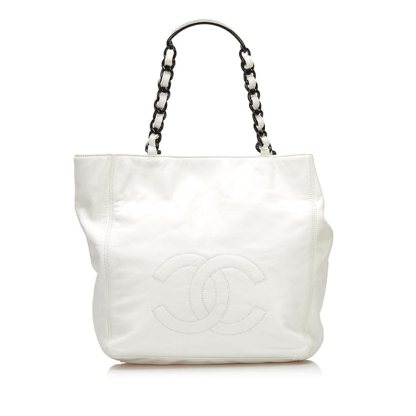Chanel Leather Tote Bag (SHG-35527)