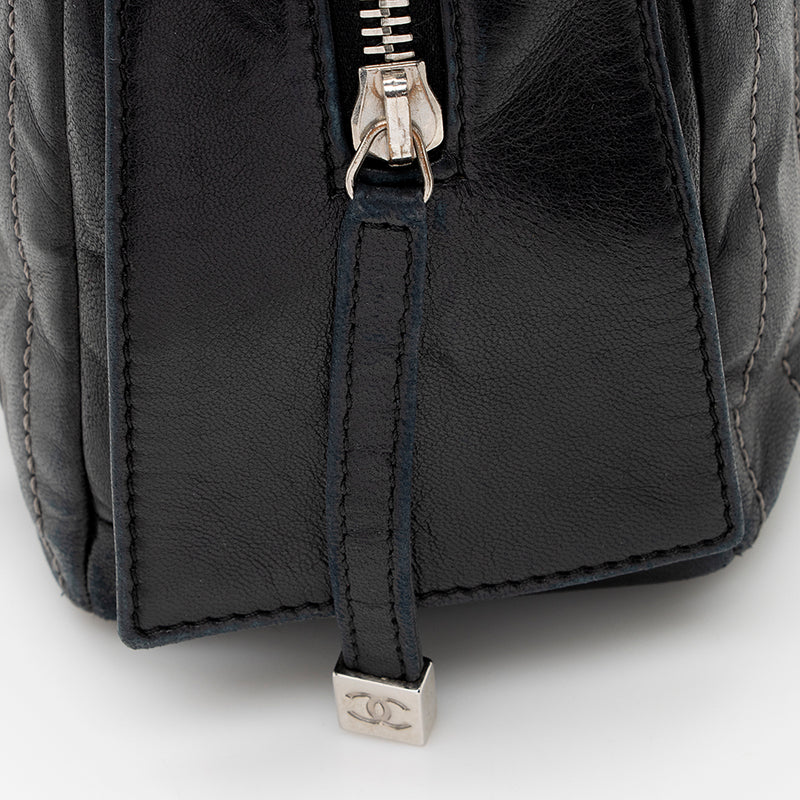Chanel Leather Mademoiselle Chain Shoulder Bag (SHF-19207)