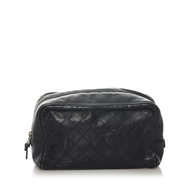 Pre-owned Chanel Mademoiselle Stitch Handbag - Black