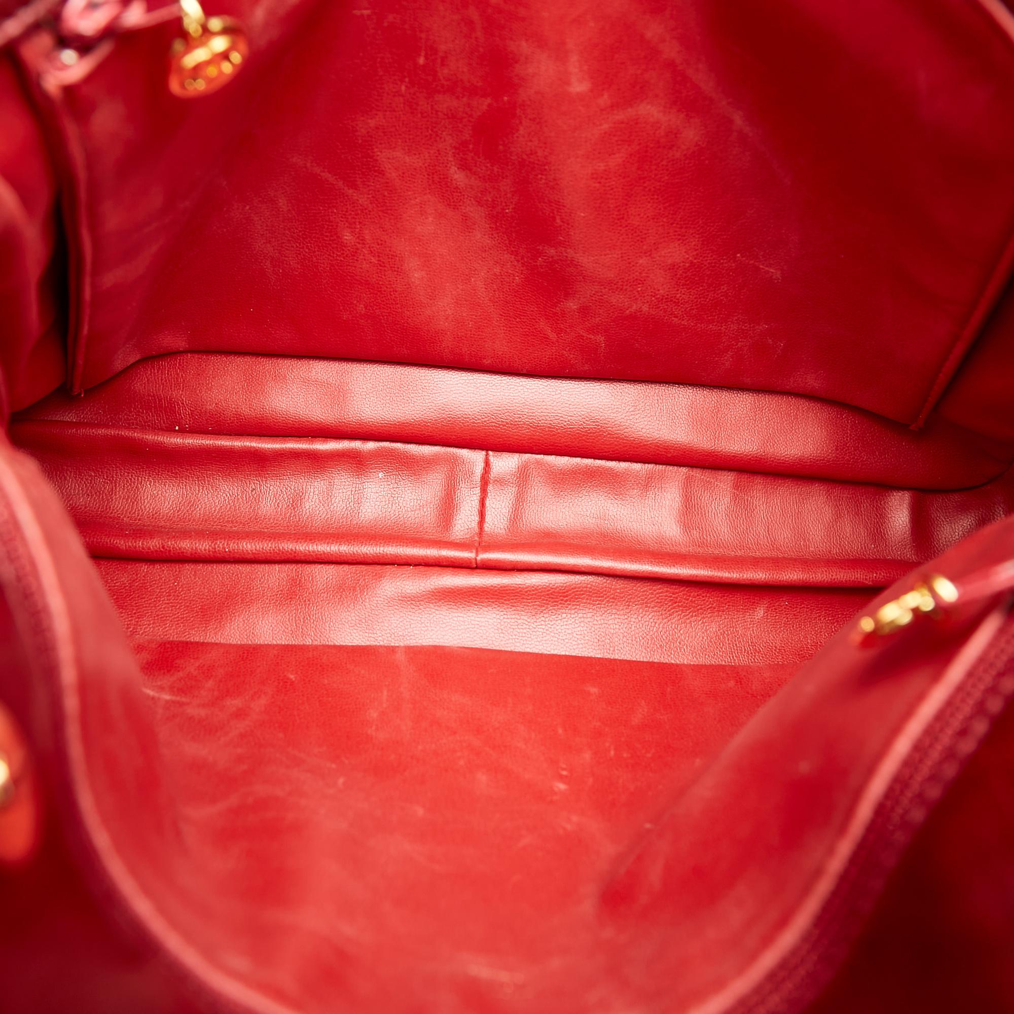 Chanel Matelasse Lambskin Leather Shoulder Bag (SHG-37875)