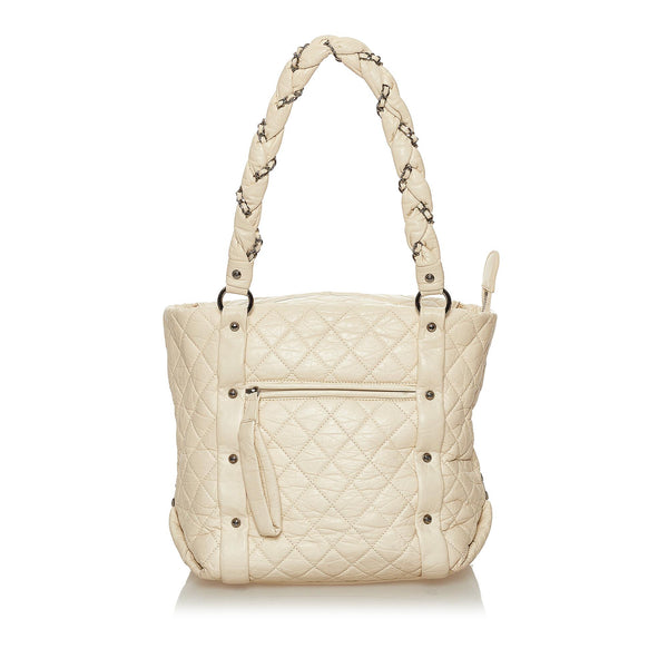 Chanel Matelasse Lambskin Leather Tote Bag (SHG-28565)