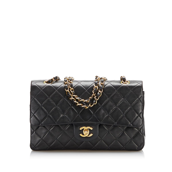 Chanel Medium Classic Lambskin Double Flap Bag (SHG-37067)