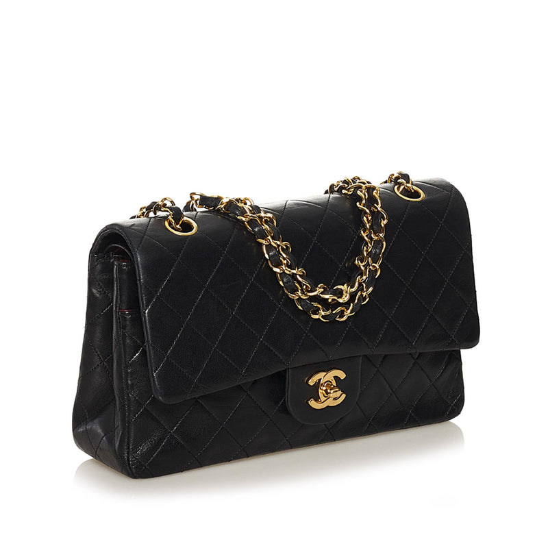 Chanel Medium Classic Lambskin Leather Double Flap Bag (SHG-35273) – LuxeDH