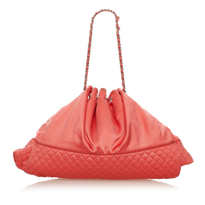 Chanel Melrose Cabas Satin Shoulder Bag (SHG-27672)