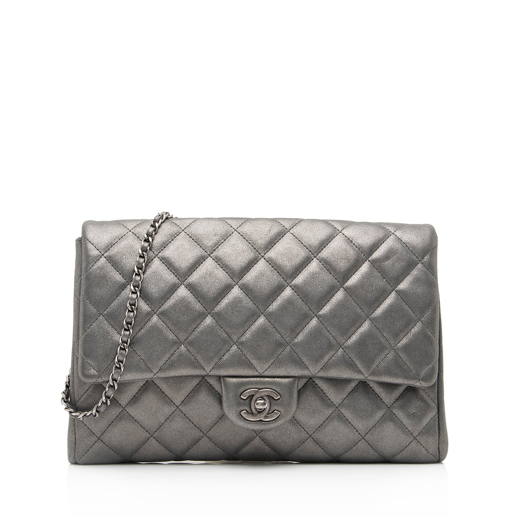 Shopping With Fev LSM: Chanel Metallic Chain Classic Flap Bag