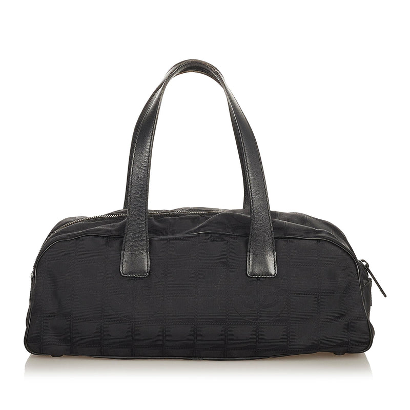 Chanel New Travel Line Canvas Handbag (SHG-25650)