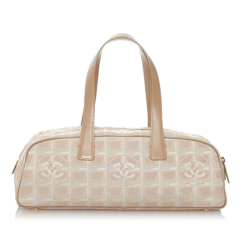 Chanel New Travel Line Canvas Handbag (SHG-28367)