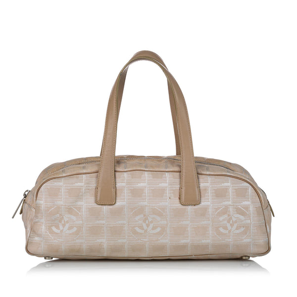 Chanel New Travel Line Canvas Handbag (SHG-30128)