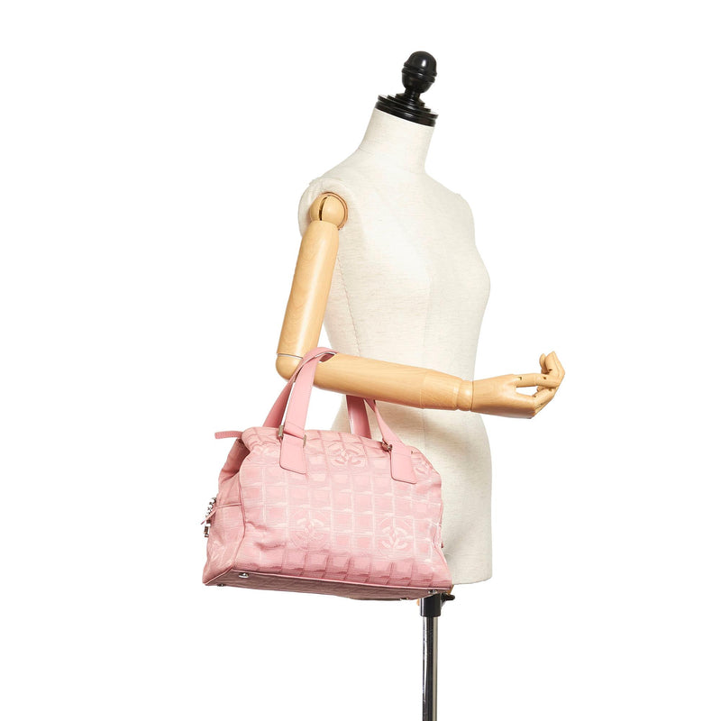 Chanel New Travel Line Nylon Handbag (SHG-28222)