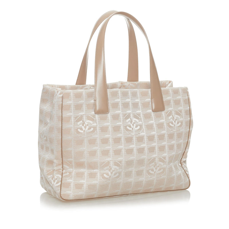 Chanel New Travel Line Nylon Tote Bag (SHG-28193)