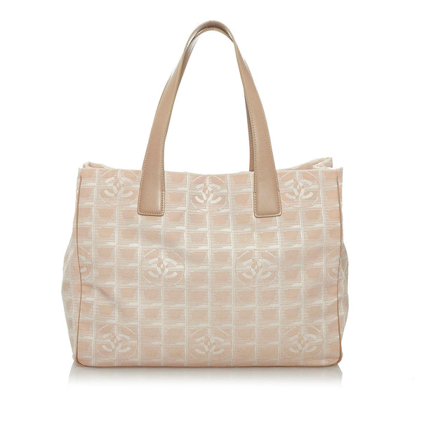 Chanel New Travel Line Nylon Tote Bag (SHG-28985)