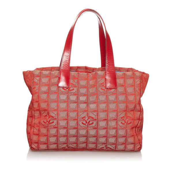 Chanel New Travel Line Nylon Tote Bag (SHG-29977)