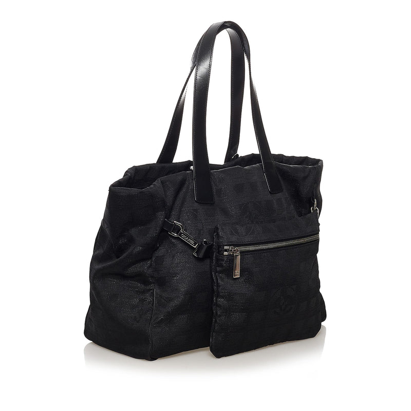 Chanel New Travel Line Nylon Tote Bag (SHG-32233)