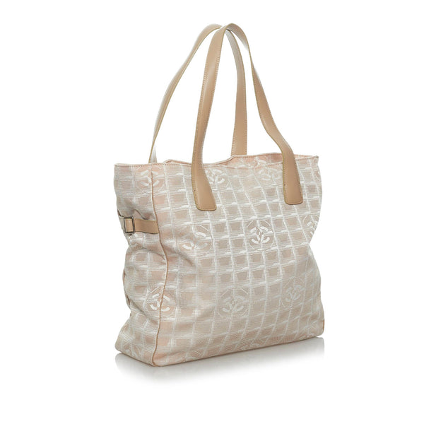 Chanel New Travel Line Nylon Tote Bag (SHG-30489) – LuxeDH