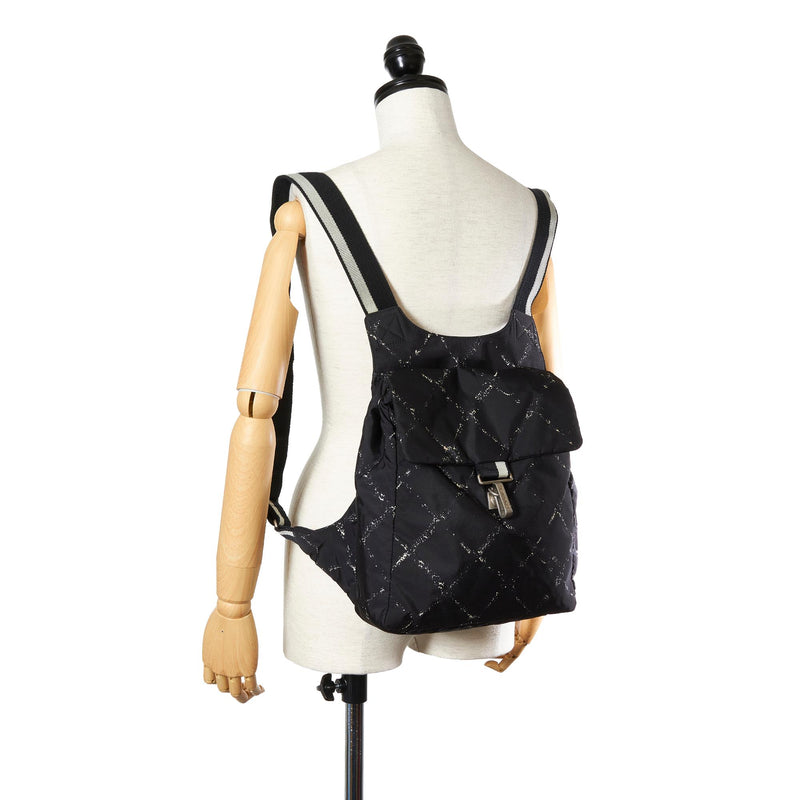Chanel Old Travel Line Nylon Backpack (SHG-25651)