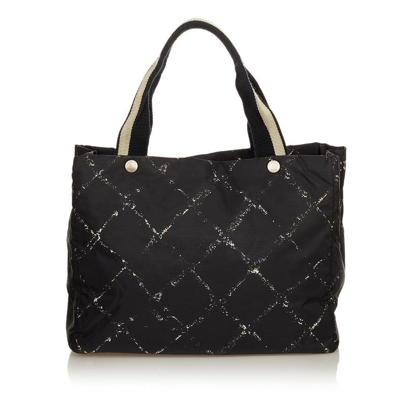 Chanel Old Travel Line Nylon Tote Bag (SHG-25579)