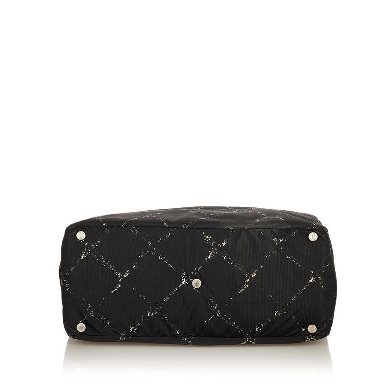 Chanel Old Travel Line Nylon Tote Bag (SHG-25579)