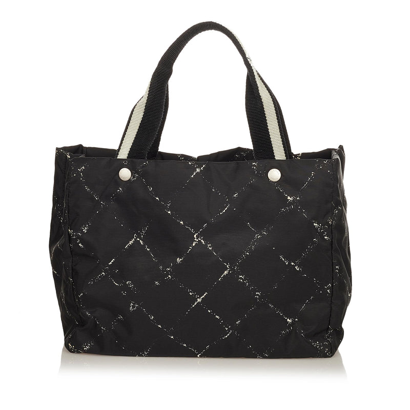 Chanel Old Travel Line Nylon Tote Bag (SHG-25580)