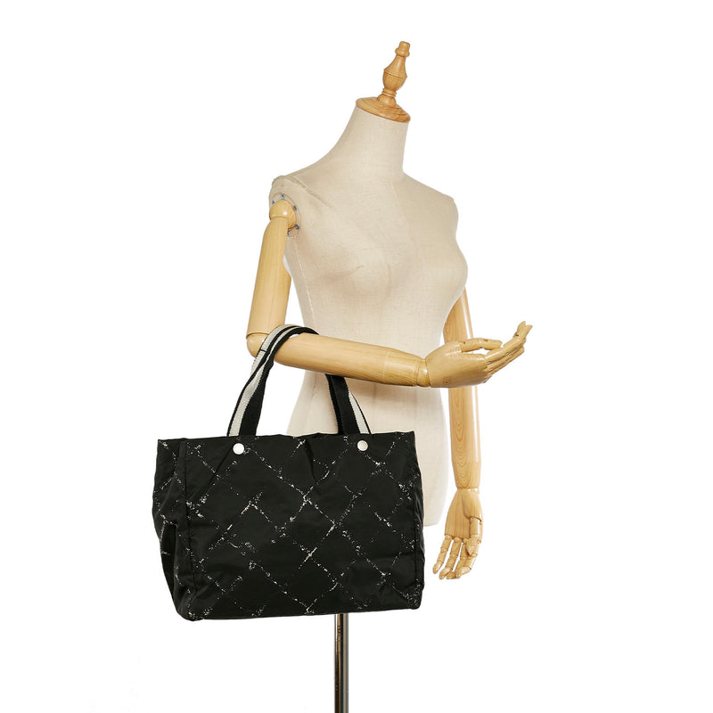 Chanel Old Travel Line Nylon Tote Bag (SHG-25580) – LuxeDH