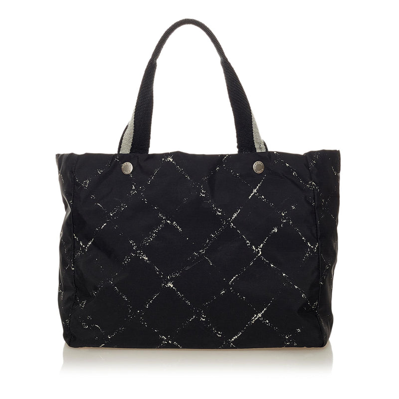 Chanel Old Travel Line Nylon Tote Bag (SHG-27920)