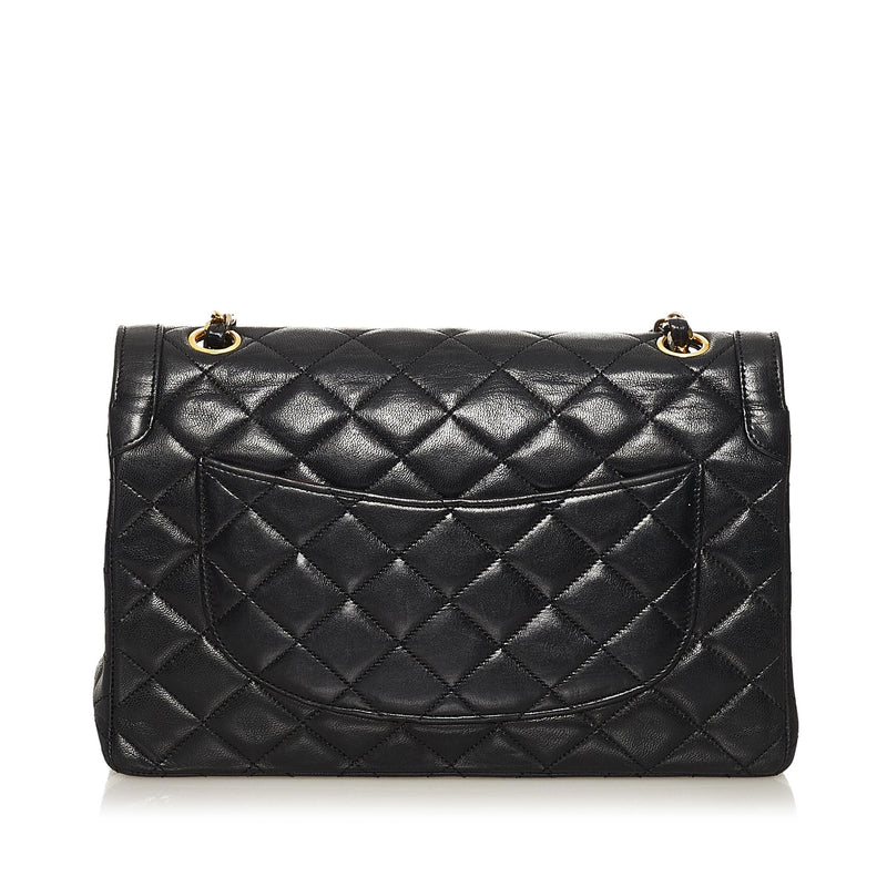 Chanel Paris Limited Edition Lambskin Double Flap Bag (SHG-35234