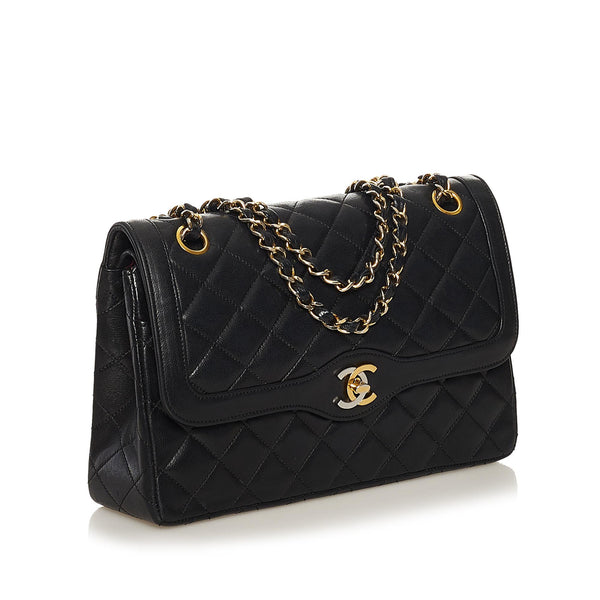 chanel timeless double flap bag
