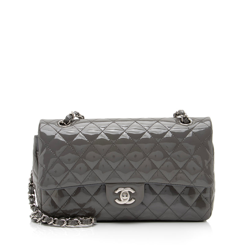 Chanel Patent Leather Classic Medium Double Flap Bag (SHF-23514) – LuxeDH